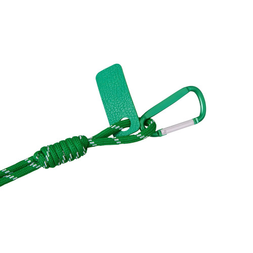 Брелок-веревочка на карабине Trinket, зеленый Брелок-веревочка на карабине Trinket, зеленый