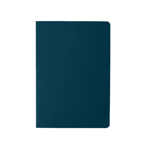 Блокнот в гибкой обложке A5 Виспи 2.0 в клетку, темно-синий