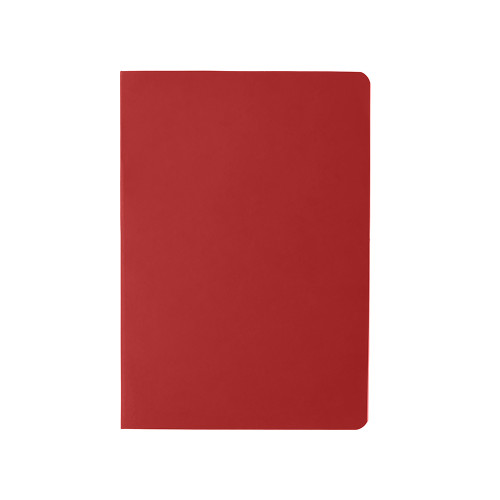 Блокнот в гибкой обложке A5 Виспи 2.0 в клетку, красный