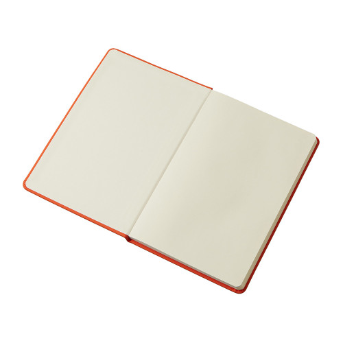 Блокнот в твердой обложке A5 Виспи 2.0 в клетку, оранжевый