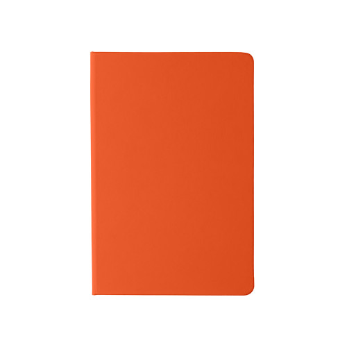 Блокнот в твердой обложке A5 Виспи 2.0 в клетку, оранжевый