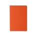 Блокнот в твердой обложке A5 Виспи 2.0 в клетку, оранжевый