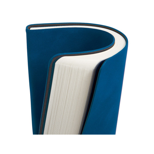 Блокнот А5 в гибкой обложке Chaplin, синий Блокнот А5 в гибкой обложке Chaplin, синий