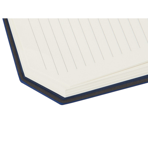 Блокнот А5 в гибкой обложке Chaplin, синий Блокнот А5 в гибкой обложке Chaplin, синий