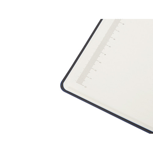 Блокнот А5 в гибкой обложке Chaplin, синий Блокнот А5 в гибкой обложке Chaplin, синий