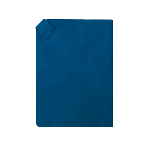 Блокнот А5 в гибкой обложке Chaplin, синий Блокнот А5 в гибкой обложке Chaplin, синий