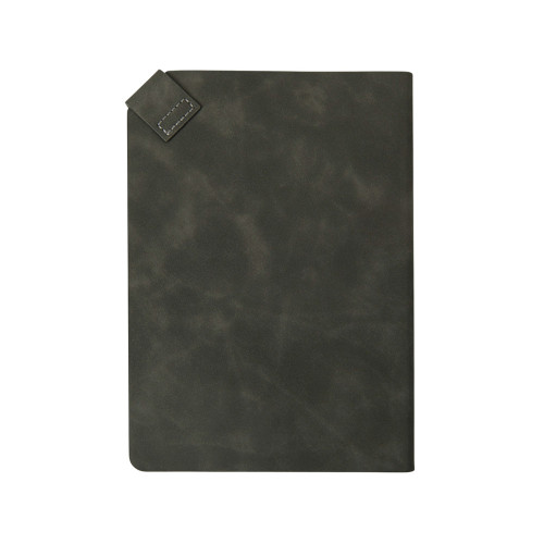 Блокнот А5 в гибкой обложке Chaplin, серый Блокнот А5 в гибкой обложке Chaplin, серый