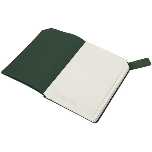 Блокнот А5 в гибкой обложке Chaplin, зеленый Блокнот А5 в гибкой обложке Chaplin, зеленый