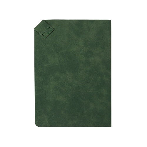 Блокнот А5 в гибкой обложке Chaplin, зеленый Блокнот А5 в гибкой обложке Chaplin, зеленый