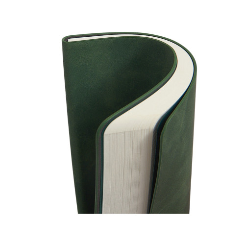 Блокнот А5 в гибкой обложке Chaplin, зеленый Блокнот А5 в гибкой обложке Chaplin, зеленый