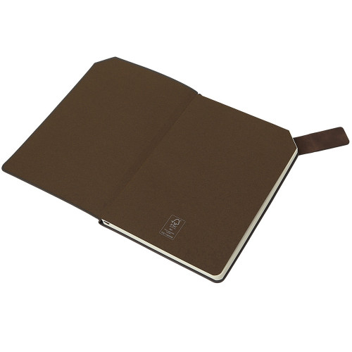 Блокнот А5 в гибкой обложке Chaplin, шоколадный Блокнот А5 в гибкой обложке Chaplin, шоколадный