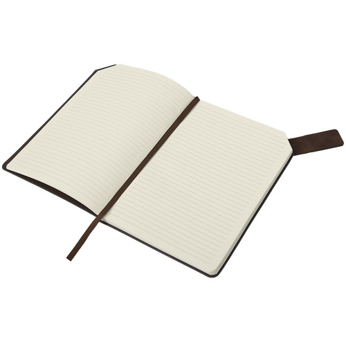 Блокнот А5 в гибкой обложке Chaplin, шоколадный Блокнот А5 в гибкой обложке Chaplin, шоколадный