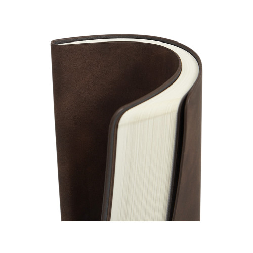 Блокнот А5 в гибкой обложке Chaplin, шоколадный Блокнот А5 в гибкой обложке Chaplin, шоколадный