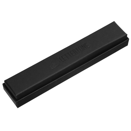 Металлическая ручка роллер Black Lama soft-touch, черная