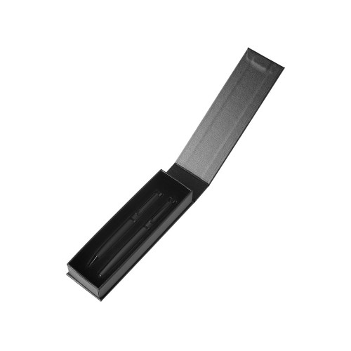 Подарочный набор из 2-х ручек Black Lama soft-touch, черный
