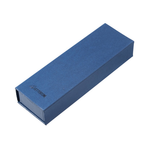 Подарочный набор из 2-х ручек Black Lama soft-touch, темно-синий