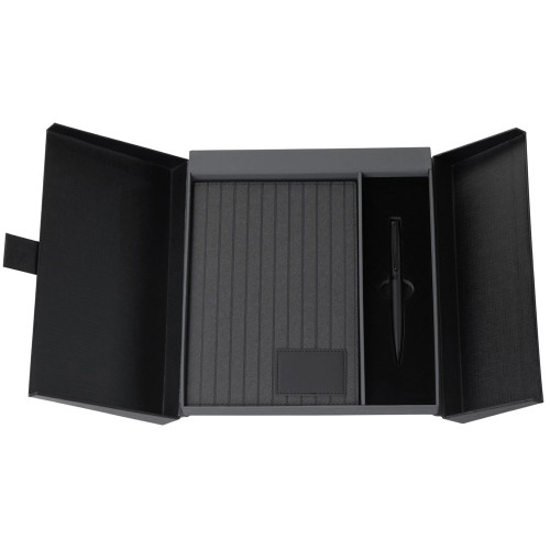 Подарочный набор Bradburry &Co с блокнотом А5 и ручкой, черный