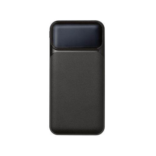 Подарочный набор Tesla с блокнотом А5, ручкой и пауэрбенком на 10 000 mAh, черный