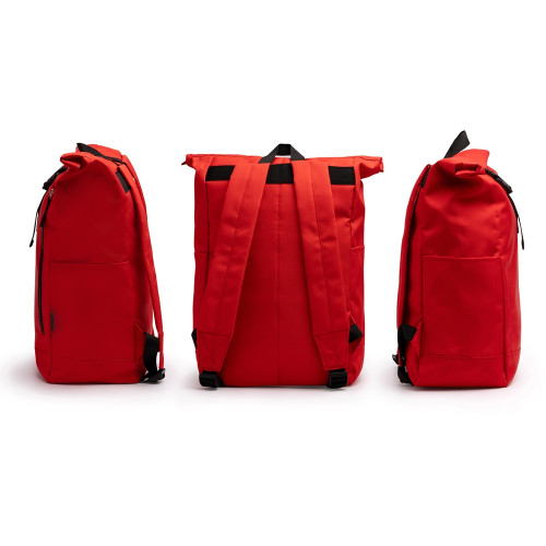 Рюкзак из RPET полиэстера DRONTE, красный Рюкзак из RPET полиэстера DRONTE, красный