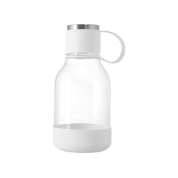Бутылка для воды 2-в-1 Dog Bowl Bottle со съемной миской для питомцев, 1500 мл, белый с гравировкой