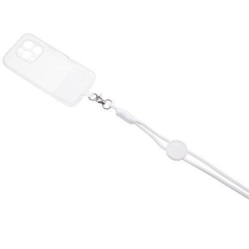 Ремешок на шею для телефона Нэко, белый