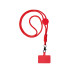 Ремешок на шею для телефона Нэко, красный
