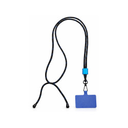 Ремешок на шею для телефона Риксо, синий/черный