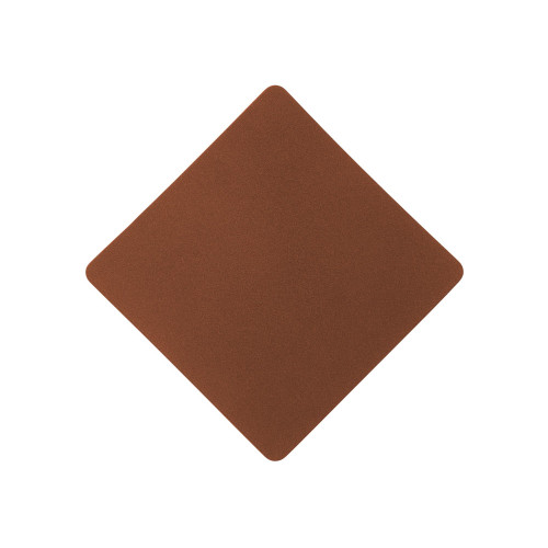 ПАТЧ РОМБ nubuk (коричневый ) 7,6 х 7,6 см