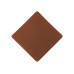 ПАТЧ РОМБ nubuk (коричневый ) 7,6 х 7,6 см