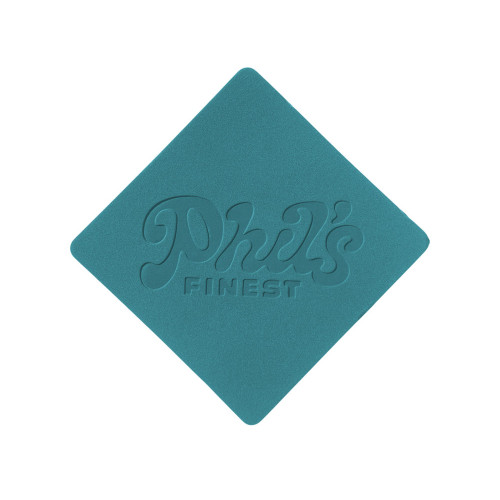 ПАТЧ РОМБ nubuk (голубой) 7,6 х 7,6 см