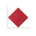 ПАТЧ РОМБ nubuk (красный) 7,6 х 7,6 см