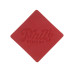 ПАТЧ РОМБ nubuk (красный) 7,6 х 7,6 см