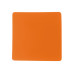 ПАТЧ КВАДРАТ soft-touch (оранжевый ) 5,5 х 5,5 см