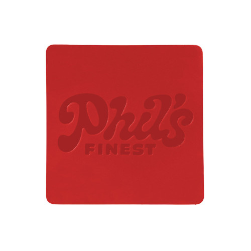 ПАТЧ КВАДРАТ soft-touch (красный) 5,5 х 5,5 см