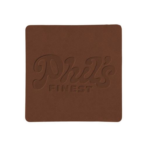 ПАТЧ КВАДРАТ nubuk (коричневый ) 5,5 х 5,5 см