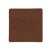 ПАТЧ КВАДРАТ nubuk (коричневый ) 5,5 х 5,5 см