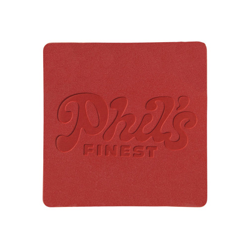 ПАТЧ КВАДРАТ nubuk (красный) 5,5 х 5,5 см