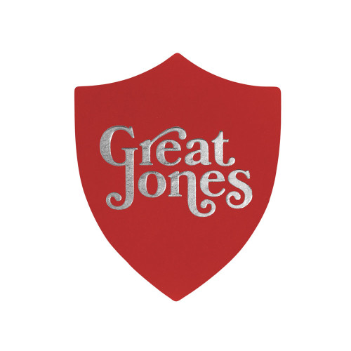 ПАТЧ ЩИТ soft-touch (красный) 6,6 х 5,5 см