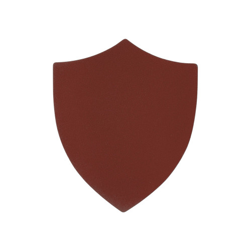 ПАТЧ ЩИТ nubuk (коричневый ) 6,6 х 5,5 см