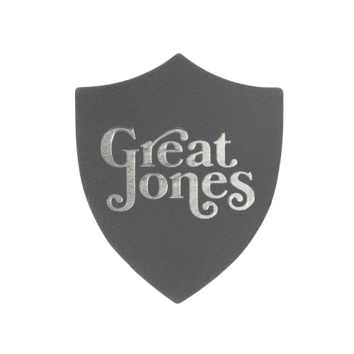 ПАТЧ ЩИТ nubuk (серый) 6,6 х 5,5 см