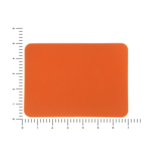 ПАТЧ ПРЯМОУГОЛНЫЙ soft-touch (оранжевый ) 5,0 х 7,0 см