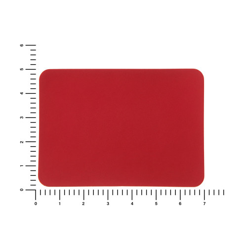 ПАТЧ ПРЯМОУГОЛНЫЙ soft-touch (красный) 5,0 х 7,0 см
