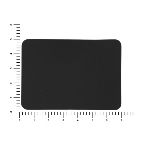 ПАТЧ ПРЯМОУГОЛНЫЙ nubuk (чёрный) 5,0 х 7,0 см