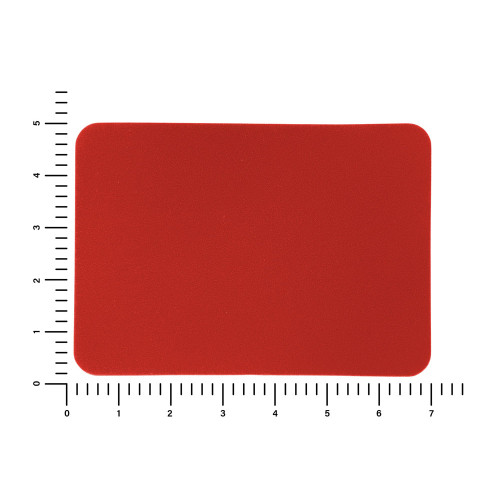 ПАТЧ ПРЯМОУГОЛНЫЙ nubuk (красный) 5,0 х 7,0 см