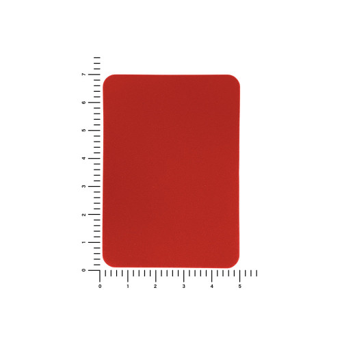 ПАТЧ ПРЯМОУГОЛНЫЙ nubuk (красный) 5,0 х 7,0 см
