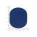 ПАТЧ ОВАЛ soft-touch (синий) 6,0 х 5,0 см