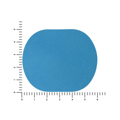 ПАТЧ ОВАЛ nubuk (голубой) 6,0 х 5,0 см