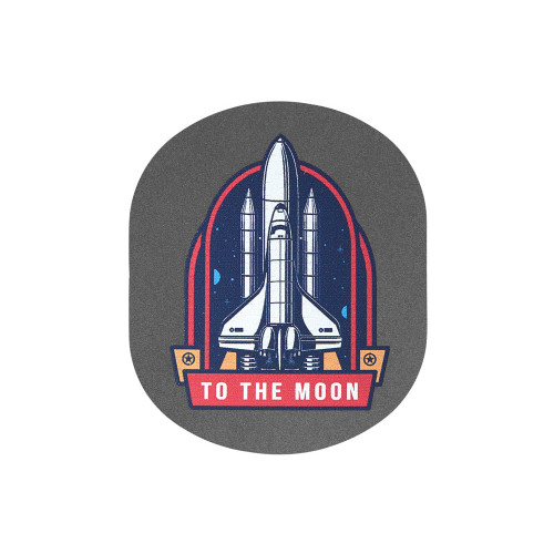 ПАТЧ ОВАЛ nubuk (серый) 6,0 х 5,0 см