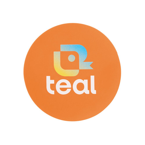 ПАТЧ КРУГ soft-touch (оранжевый ) 6,0 х 6,0 см