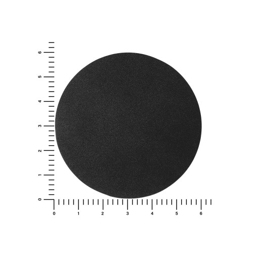 ПАТЧ КРУГ nubuk (чёрный) 6,0 х 6,0 см